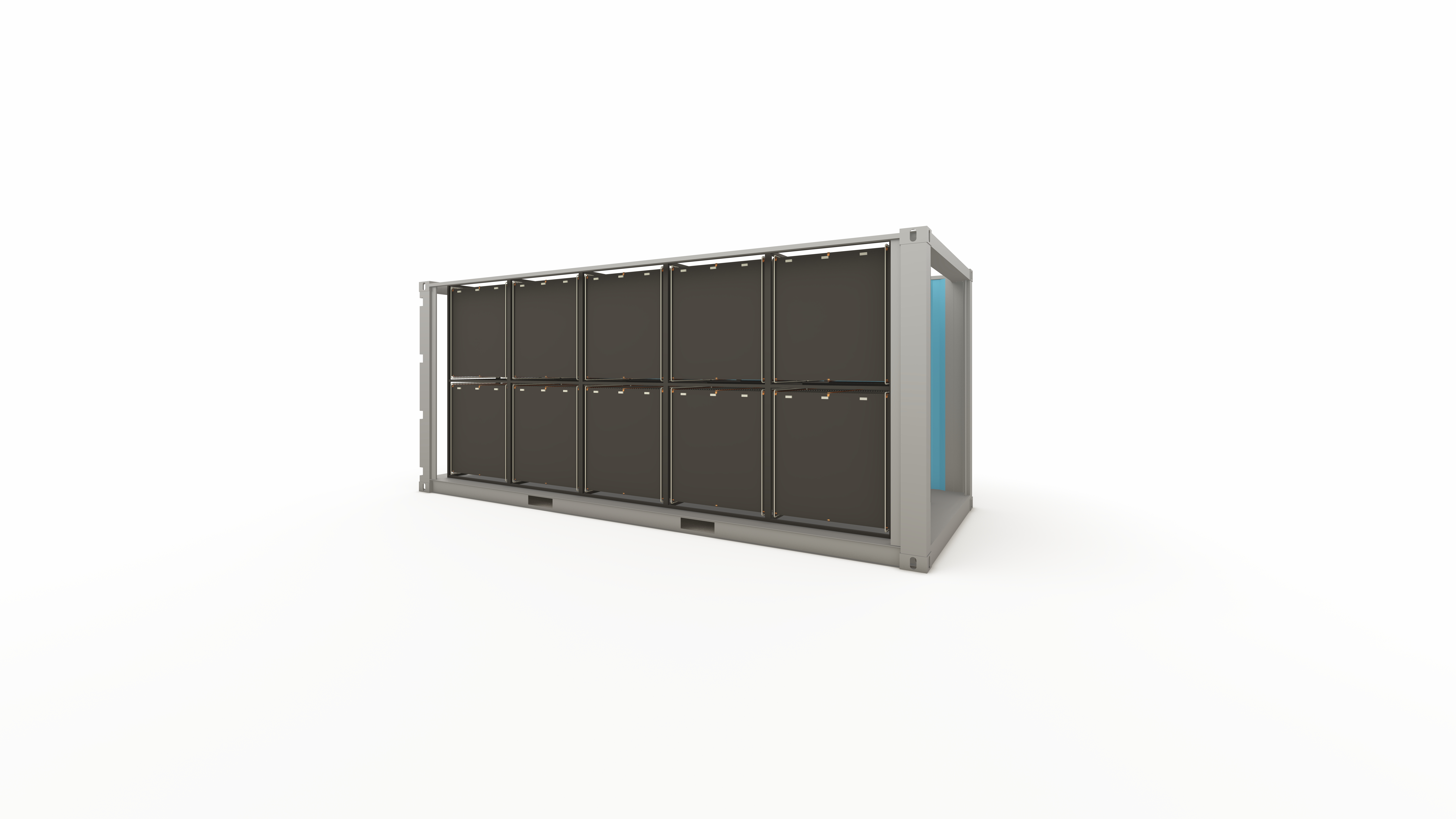 FOLDABLE Solar Container - Closed